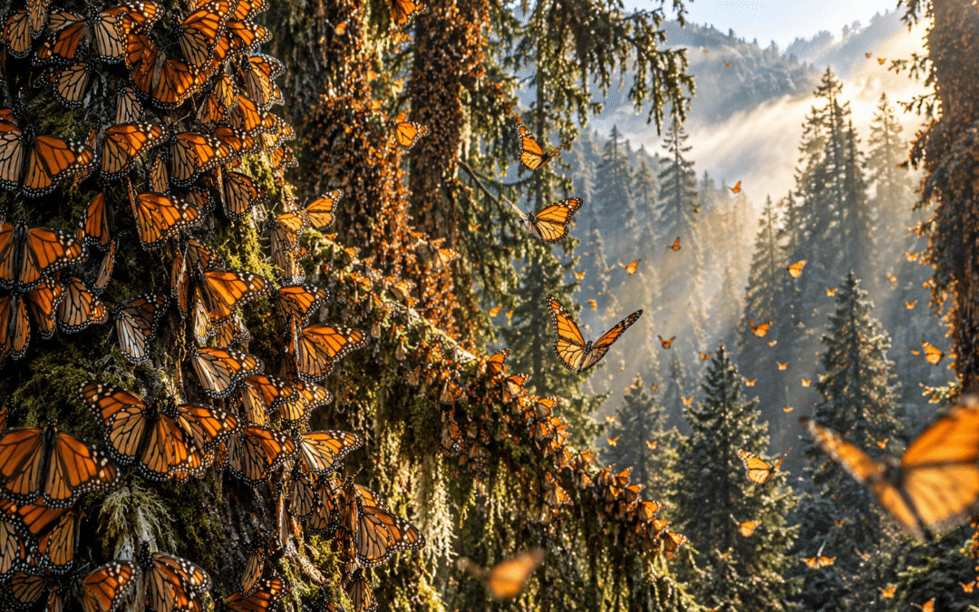 The Great Monarch Migration: How Millions of Butterflies Navigate Autumn Skies